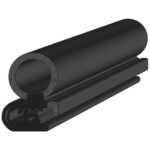 Black EPDM Door Profile