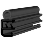 Black EPDM Door Profile