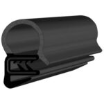 Black EPDM Door Profile