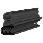 Black EPDM Door Profile