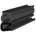 Black EPDM Door Profile
