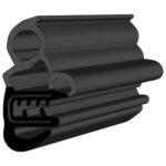 Black EPDM Door Profile