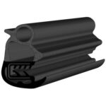Black EPDM Door Profile