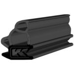 Black EPDM Door Profile