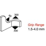 Black EPDM Door Profile