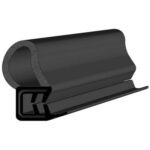Black EPDM Door Profile