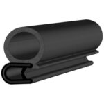 Black EPDM Door Profile