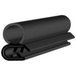 Black EPDM Door Profile