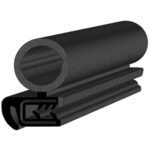 Black EPDM Door Profile