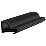 Black EPDM Glass run channel profile