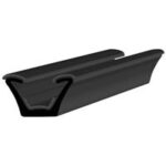 Black EPDM Glass Run Channel Profile 603