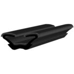 Black EPDM Glass Run Channel Profile