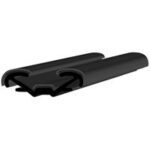 Black EPDM Glass Run Channel Profile 617