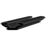 Black EPDM Glass Run Channel Profile 623