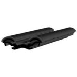 Black EPDM Glass run channel profile