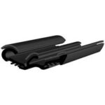 Black EPDM Glass run channel profile