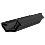 Black EPDM Glass Run Channel Profile