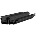 Black EPDM Glass run channel profile
