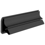 Black EPDM Glass Run Channel Profile