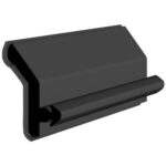 Black EPDM Glass Run Channel Profile