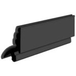 Black EPDM Glass run channel profile