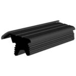 Black EPDM Glass run channel profile