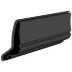 Black EPDM Glass run channel profile