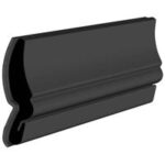 Black EPDM Glass run channel profile