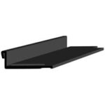 Black EPDM Glass run channel profile