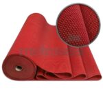 Red Lattice PVC Runner Matting