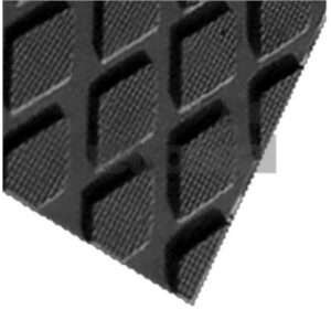 Flame Retardant 'Rhombus' Rubber Matting
