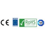 CE, REACH, RoHS & TUV Compliancy