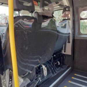 Flexible Clear PVC Sheeting in a transport vehicle