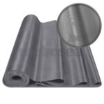 Grey Fine Ribbed Rubber Matting