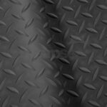 Black Checker Plate Rubber Matting
