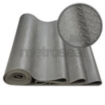 Grey Checker Plate Rubber Matting