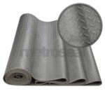 Grey Checker Plate Rubber Matting