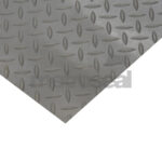 Grey Checker Plate Rubber Matting