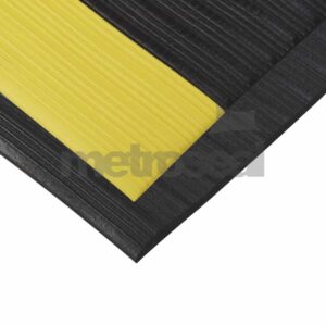 SM411 Ribbed Finished PVC Foam Anti-Fatigue Matting Colour Stagger