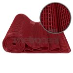 Red Open Grid PVC Matting