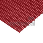 Red Open Grid PVC Matting