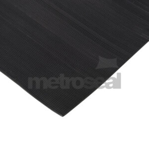 Fine Ribbed Black EPDM Rubber Matting 26,500v
