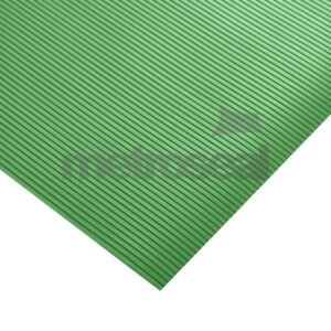 SM560 Green Ribbed PVC Runner Matting