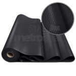 SM562 Black Pyramid Rubber Matting