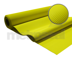 Diamond Pattern Yellow Hi-Vis Rubber Runner Matting