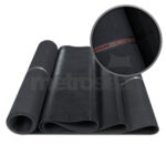 Black EPDM Fine Ribbed Rubber Matting