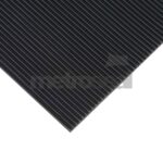 Black EPDM Fine Ribbed Rubber Matting