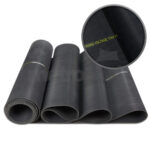 Black EPDM Fine Ribbed Rubber Matting