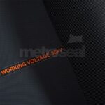 Black EPDM Fine Ribbed Rubber Matting