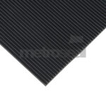 Black EPDM Fine Ribbed Rubber Matting